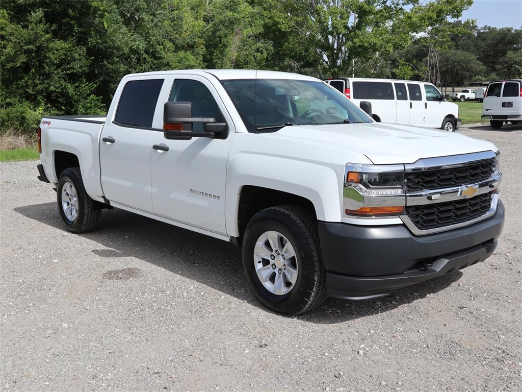 Pre-Owned 2016 Chevrolet Silverado 1500 WT 4WD 4D Crew Cab