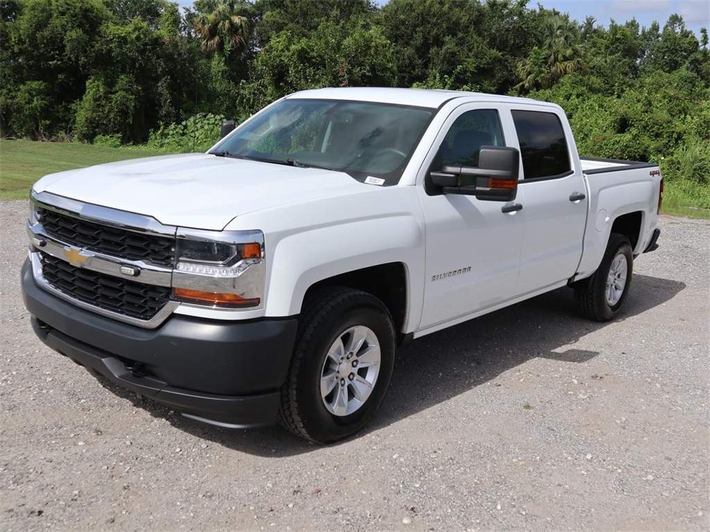 Pre-Owned 2016 Chevrolet Silverado 1500 WT 4WD 4D Crew Cab